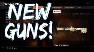New Guns In Black Ops 3! Banshii Energy Shotgun, Rift E9 Pistol, And More!
