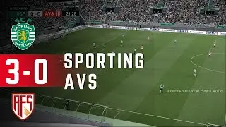 Sporting vs AVS | 3-0 | Ta&ccedil;a de Portugal 2026 &ndash; Quartos de Final | Simula&ccedil;&atilde;o