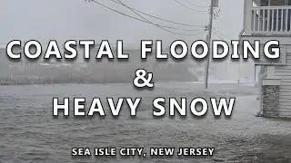 Winter Storm Floods The Jersey Shore