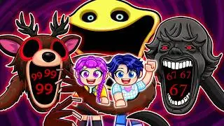 67 KID, DEER & HUNGRY WORM CURSE RUMI & JINU in Roblox! | Kpop Demon Hunters