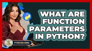 What Are Function Parameters In Python? - Python Code School