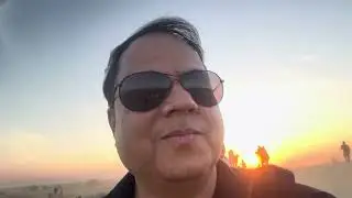 Jaisalmer sunset from bumpy camel ride