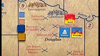 UN-BOXING 'Bleeding Kansas' by Designer John Poniske & Decision Games