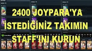 GOLEY 2400 JOYPARA'YA T&Uuml;M TAKIMLARA STAFF YAPMA TAKTİĞİ(ACE MİLANO-CATALUNA KİNG-RED BEAR)