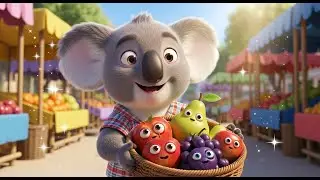 Learn 20 Juicy Sweet Fruits Names with Koala 🐨🍊🍓 | Fun Fruit Learning for Kids | Preschool