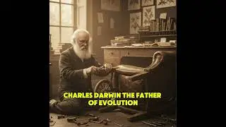 Charles Darwin's Secret Invention! 🤯 Office Chair Wheels Uncovered! #shorts #youtubeshorts  #darwin