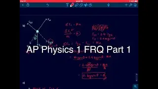 AP Physics 1 FRQ: Tackling Q1 (Short-Answer) 2016