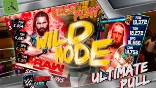 WILD MODE SEASON 3 FIRST PLAY! HUGE ULTIMATE TIER PULL! : WWE SuperCard S3