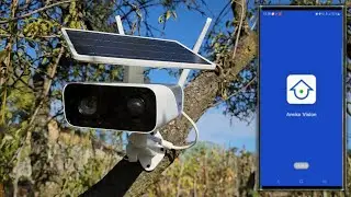 Presentation and configuration of the 4G surveillance camera with solar panel from ANNKE