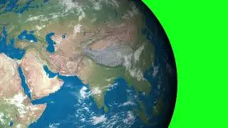 earth rotating animated green screen royalty free footage