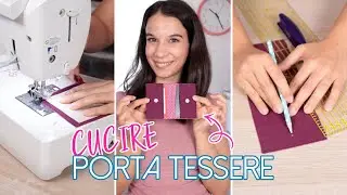 Cucire un porta tessere | Cucito creativo | Un punto alla volta