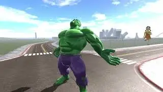 Squid Dolly fight hulk in Indian bike driving 3d 