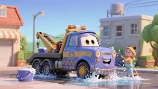 Tow Truck Wash Day 🚛🫧 | Cleaning & Fun Vehicle Song | Nursery Rhymes & Kids Songs