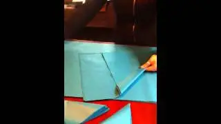 folding squares tissue paper