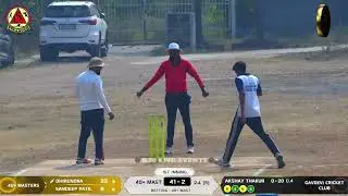 DHIRENDRA 13 BALLS 43 RUNS  40+ MASTER