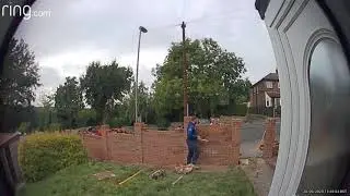 Bricklaying Part 14 - 22 Metre Wall - Building the wall panels Day 7 pt 2