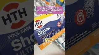 Check Your Pool Chemicals Expiration ASAP 📆