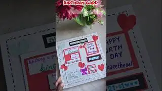 DIY Birthday Card Idea for Someone Special 💖✨ #Shorts #greetingcard