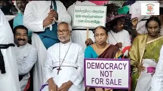 CSI Vellore Diocese, Peaceful Protest for Manipur Victims. #ManipurViolence #PrayForManipur