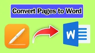 How to Convert Pages to Word: Easy Step-by-Step Guide (Mac & iOS)