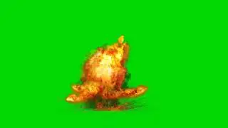 Fond vert explosion pour montage vid&eacute;o
