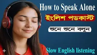 Speak Alone 🌿 Slow English Podcast | Shadowing Practice for Fluency