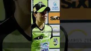 Marizanne Kapp praises her Sydney Thunder teammate Phoebe Litchfield.  #wbbl09
