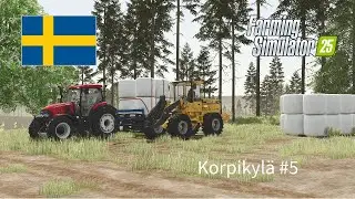 Picking up bales! Korpikylä #5  FS25