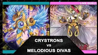 Crystrons vs Melodious Divas: Yu-Gi-Oh! OTS Store | Round 2 | Live Duel