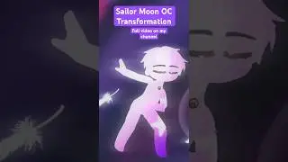 Sailor Moon Transform  #tweening #gachaclub #gacha #oc #gachalife2 #animation #shorts #sailormoon