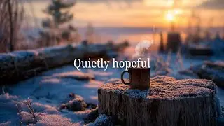 Frozen Lake Sunrise ❄️ Calm Piano Music for Sleep & Relaxation