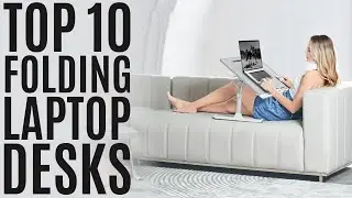Top 10: Best Folding Laptop Desks of 2022 / Adjustable Laptop Bed Desk, Foldable Laptop Tray Table