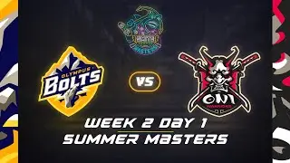 SMITE Summer Masters, неделя 2, день 1: Olympus Bolts против Oni Warriors