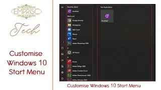 Windows Start Menu Customization ➡ How To Customize Windows 10 | 2020