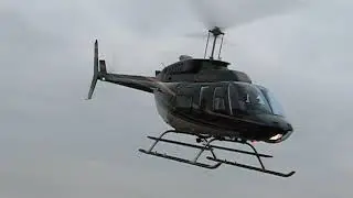 Bell 206L-3 Long Ranger III Startup & Takeoff & Landing at Buda&ouml;rs Airfield I Date: 2009