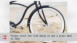 Firmstrong Urban Man Lrd Single Speed Beach Cruiser Bicycle, 26inch, Black