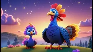 Turkey Feathers Go Gobble Gobble Gobble | Animal Nursery Rhyme | Kids Songs | Baby Music