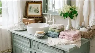 Cozy Shabby Chic Interiors Featuring Vintage Crochet Accents