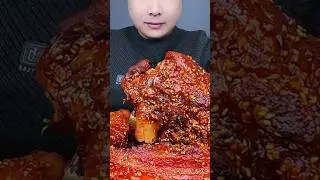 ASMR Pig Thigh Delight Sounds of Sizzle and Spice #asmr #mukbang