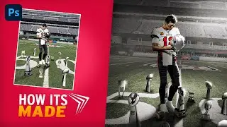 How I Created This Tom Brady Graphic!