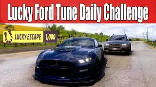 Forza Horizon 5 Lucky Ford Tune Daily Challenge Get a Lucky Escape skill in any Ford