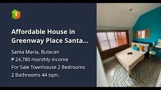 Affordable House in Greenway Place Santa Maria Bulacan by Apec Homes