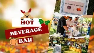 Hot Beverage Station ☕ Coffee, Cocoa, Tea Bar for Company Picnics & Corporate Events | LA to Phoenix