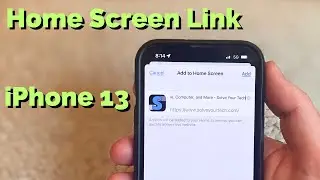 How to Add Link to Home Screen on iPhone 13 - Step by Step Tutorial