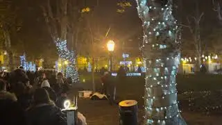 Zagreb, Croatia Park kralj Tomislav winter 2025/26