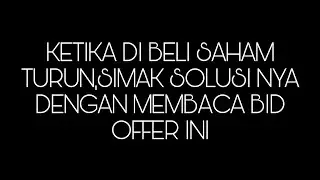 🔴[LIVE] Scalping Saham Cara Membaca Bid Offer Saham