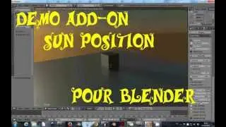Blender - sun position addon - Amazing set-up