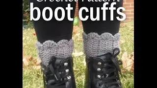 Vol 21 - Crochet Patterns - How to crochet BOOT CUFFS