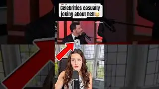 Celebrities casually joking about hell😳#faith #celebrities
