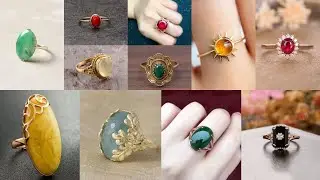 stone gold ring design for ladies💍👌🏽❤💕